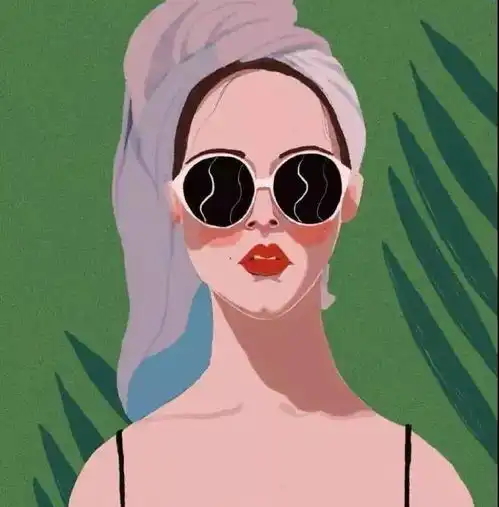 抖音100张撩人插画头像,五大系列爱了爱了