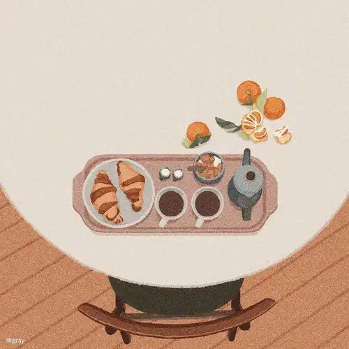 艺术家gray笔下的治愈系生活.