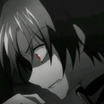 黑白动漫头像丧清晰图片