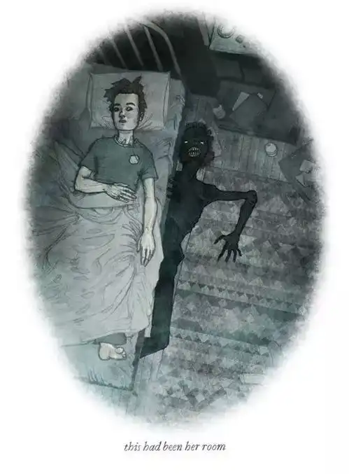20张勾出你内心深处恐惧的漫画黑暗中的房间不是只有你一人