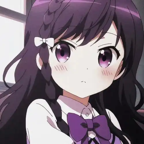 粉色控韩系少女头像动漫