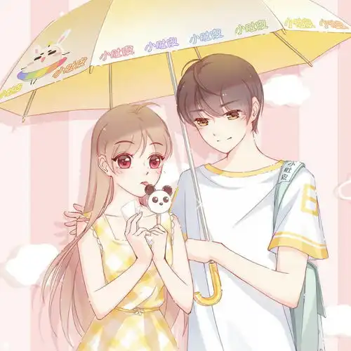 情侣头像拼成一张照片系