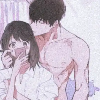 动漫情侣头像可爱搞怪一对两张