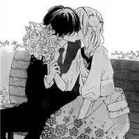 求类似黑白情侣动漫画风图以及情头