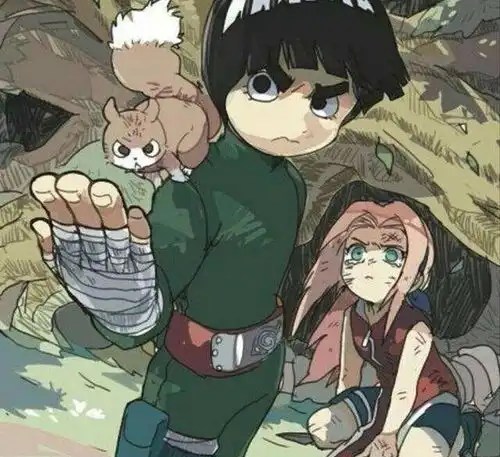 小樱给佐助戴花圈头像