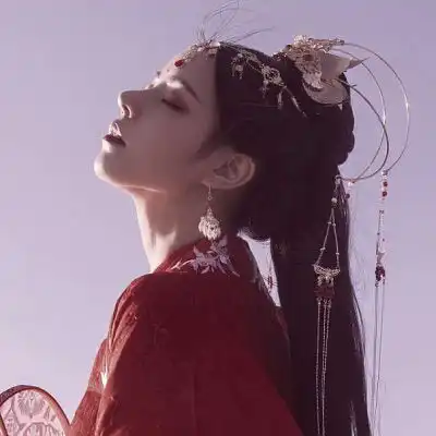 闺蜜头像二人可爱超仙紫