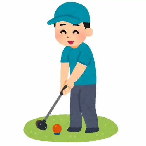 高尔夫高尔夫球卡通插画免扣素材手绘png8插画运动比赛健身