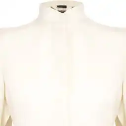 alexandermcqueen亚历山大麦昆2013秋冬系列白色喇叭袖衬衫