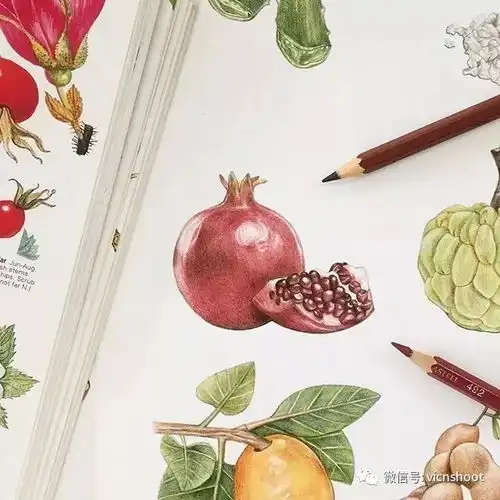 彩铅画花卉,每个细节都非常精致,手帐收藏