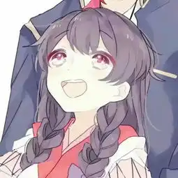 萌系情头一人一半动漫头