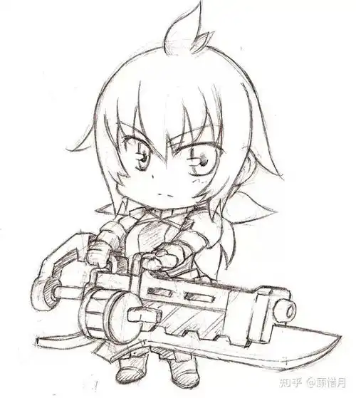 如何快速学会画q版人物