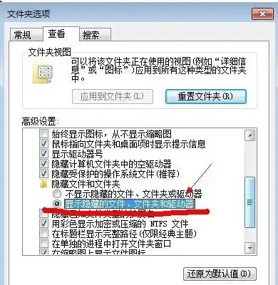 计算机无法打开隐藏文件,处理怎么打开隐藏文件