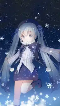 动漫壁纸初音未来黑色系