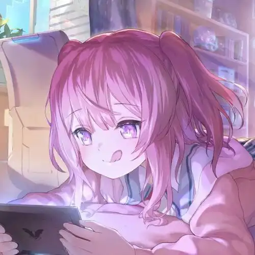 动漫女头你是我粉色白日梦里洒满星星的森林