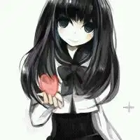 卡通头像图片女生背影动