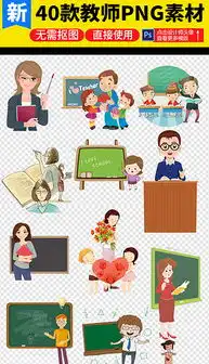 老师卡通头像简笔画老师