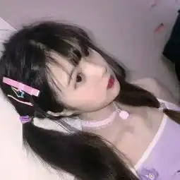 微信头像紫色系女生头像