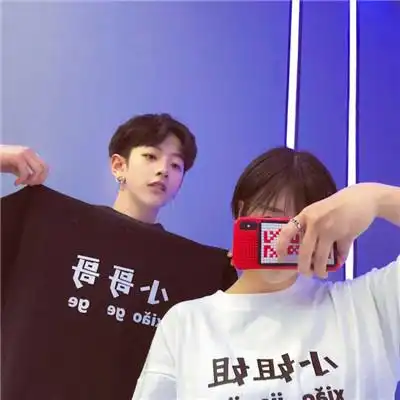 小清新唯美情侣头像紫色系唯美好看太少见了