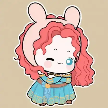 可爱卡通女生头像,扯淡的人生快乐的童年