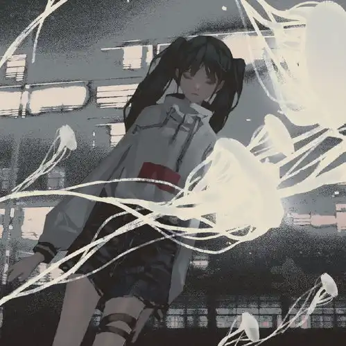 头像暗黑微丧系动漫女头像2