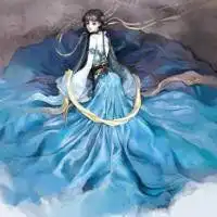 蓝色古风头像女生微信头像图片大全