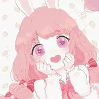 粉色系头像单人女微信头像图片大全