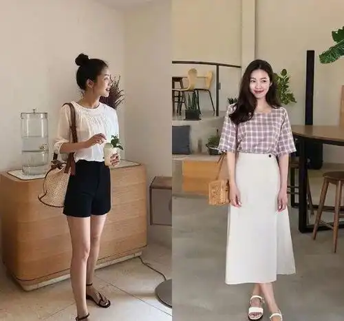 干净舒适的韩系穿搭让人愉悦,简单不失时尚感,参考值满分