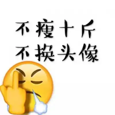 不瘦十斤不换头像情侣