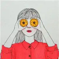 韩系手绘动漫女生头像可爱清新微信头像图片大全