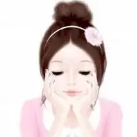 动漫女生托腮头像微信头像图片大全