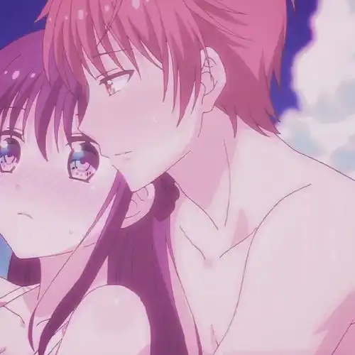 动漫情侣头像每天都很甜