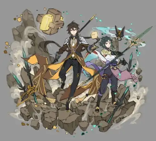 宝藏插画师,原神鬼灭之刃都是她画的