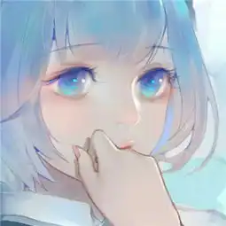 动漫蓝系少女头像唯美