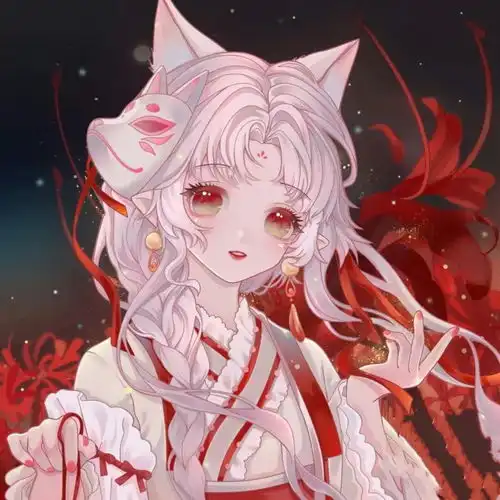 红色系列动漫头像女生碧