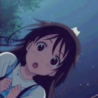 动漫女头蓝色系手绘女生头像壁纸