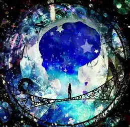 银河唯美星空闺蜜头像