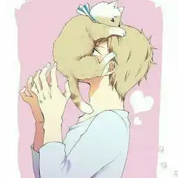 简约头像男生手绘头像系