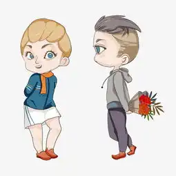 七夕情人节人物插画免抠图片素材其他格式下载动漫人物大全