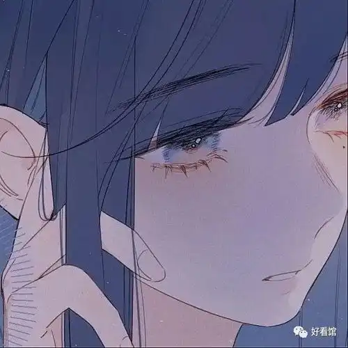 白色系温柔女头像动漫动