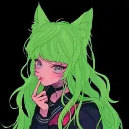 绿色动漫头像