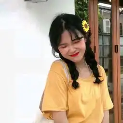 微笑女生头像治愈系女生笑容图片