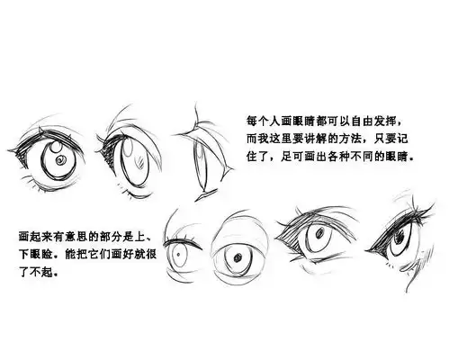 新手入门绘画练习教程,人物的头,脸,发型的画法