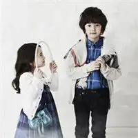 可爱欧美小清新小孩子情侣头像,曾经童年是快乐的