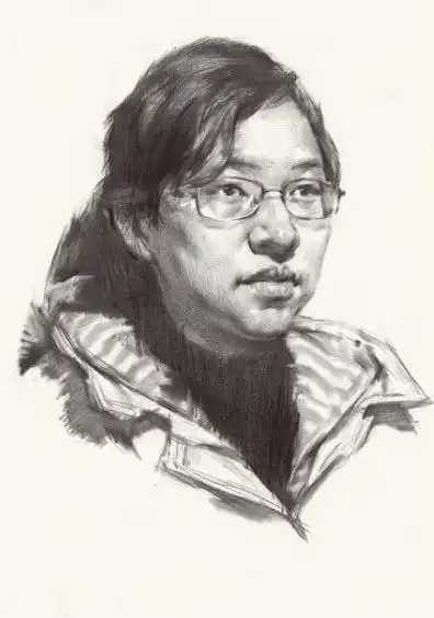万松岭素描教程美术联考素描头像高分卷得分解析