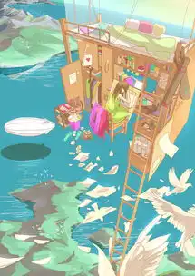 插画风景人物森系手绘水彩涂鸦星空堆糖,美好生活研究所