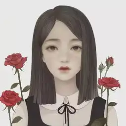 卡通图片可爱头像素描动