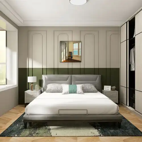 忍不住晒晒新装的婚房,朋友们一开门就被征服了