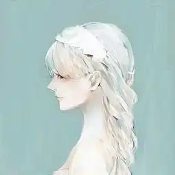 纯色动漫头像女