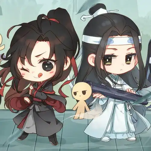 魔道祖师魏无羡卡通图来了,官博辛勤营业中,q版动画要来了