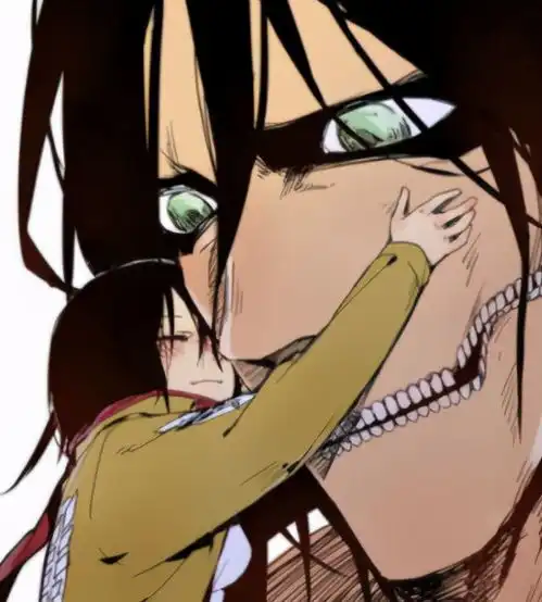 艾伦和三笠情侣头像